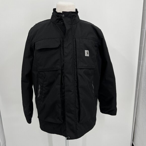 Carhartt Men's L Large Black Yukon Extremes Insulated Active Jacket - Picture 2 of 10